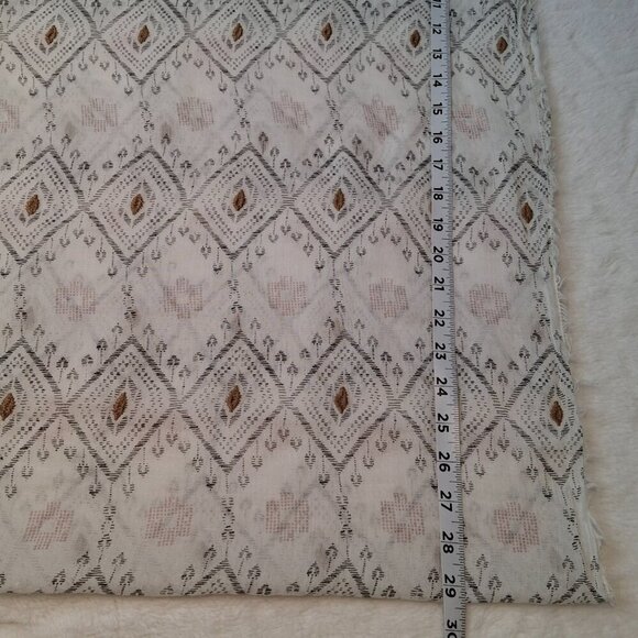 American Eagle Embroidered Loop Scarf 100% Cotton Aztec Boho Southwestern 29X24 - Picture 11 of 11